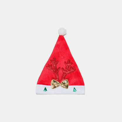 2 Piece Antler Christmas Hat with pompom - adritiX