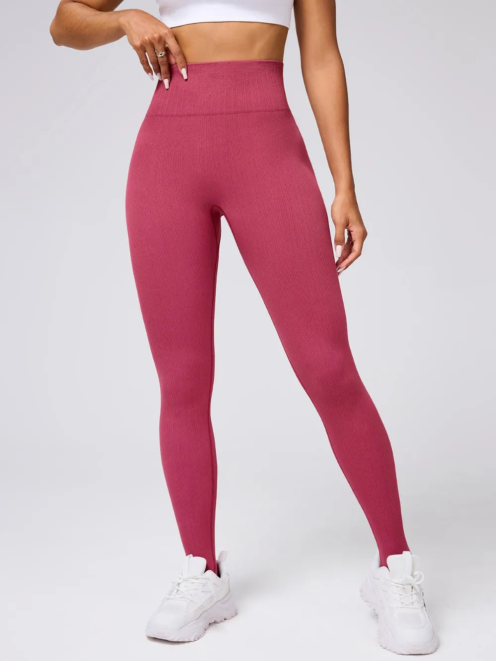 High Waist Stirrup Active Leggings - adritiX