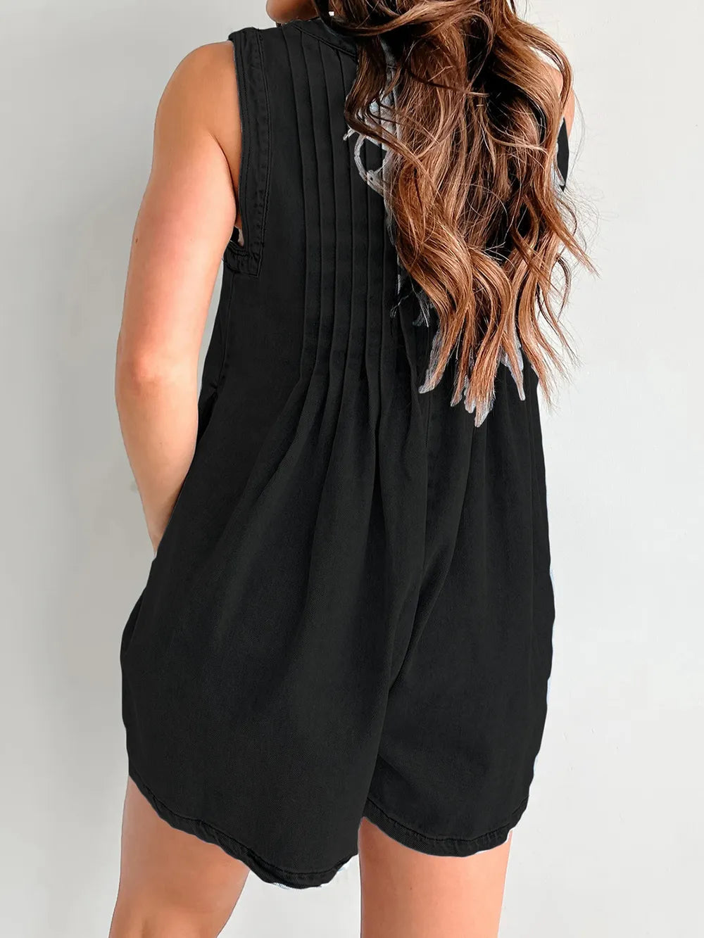 Elegant Tied Romper with Pockets - adritiX