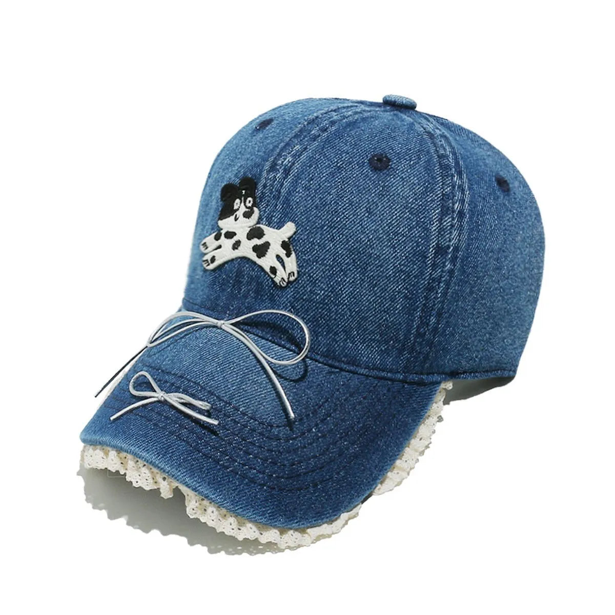 Dog Bow Adjustable Baseball Cap - adritiX