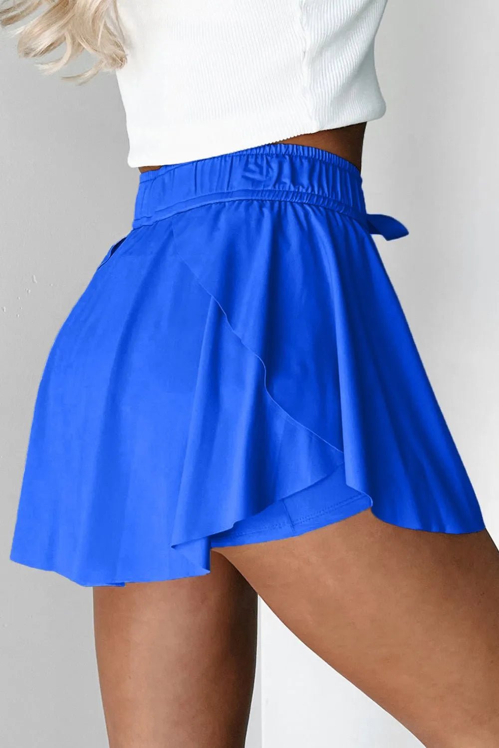 Drawstring Active Skorts - adritiX