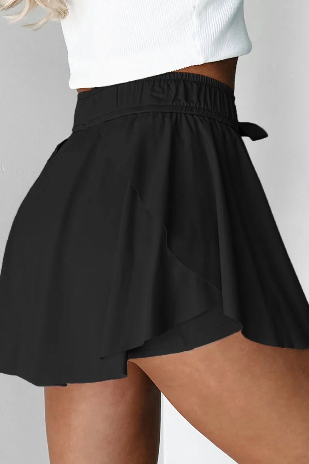 Drawstring Active Skorts - adritiX