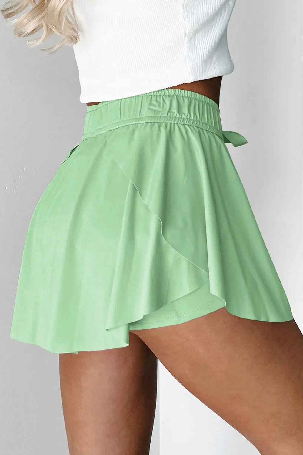 Drawstring Active Skorts - adritiX