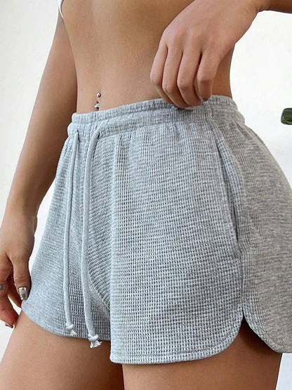 Drawstring Shorts with Pockets - adritiX