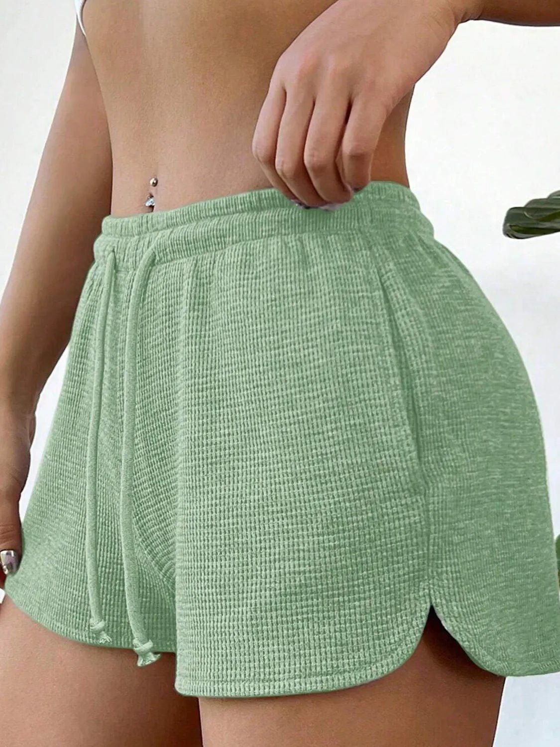 Drawstring Shorts with Pockets - adritiX