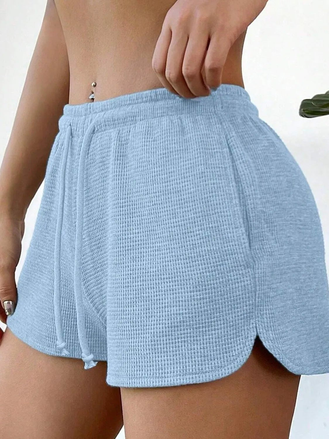 Drawstring Shorts with Pockets - adritiX