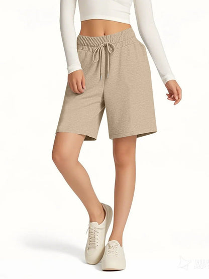 Drawstring Shorts with Pockets - adritiX