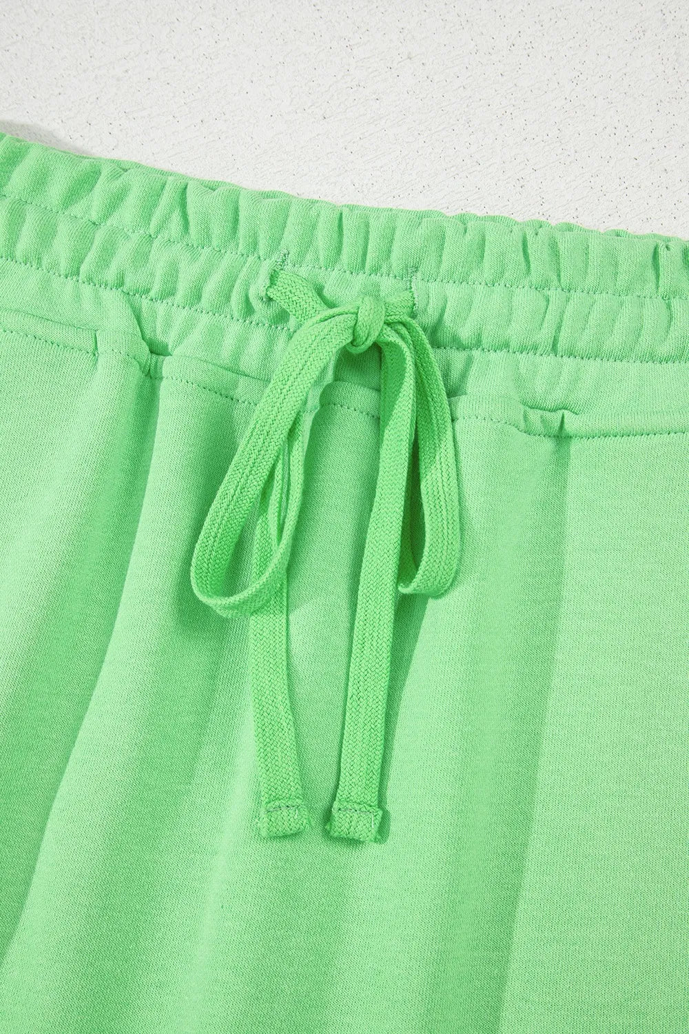 Drawstring Solid Mini Skort - adritiX