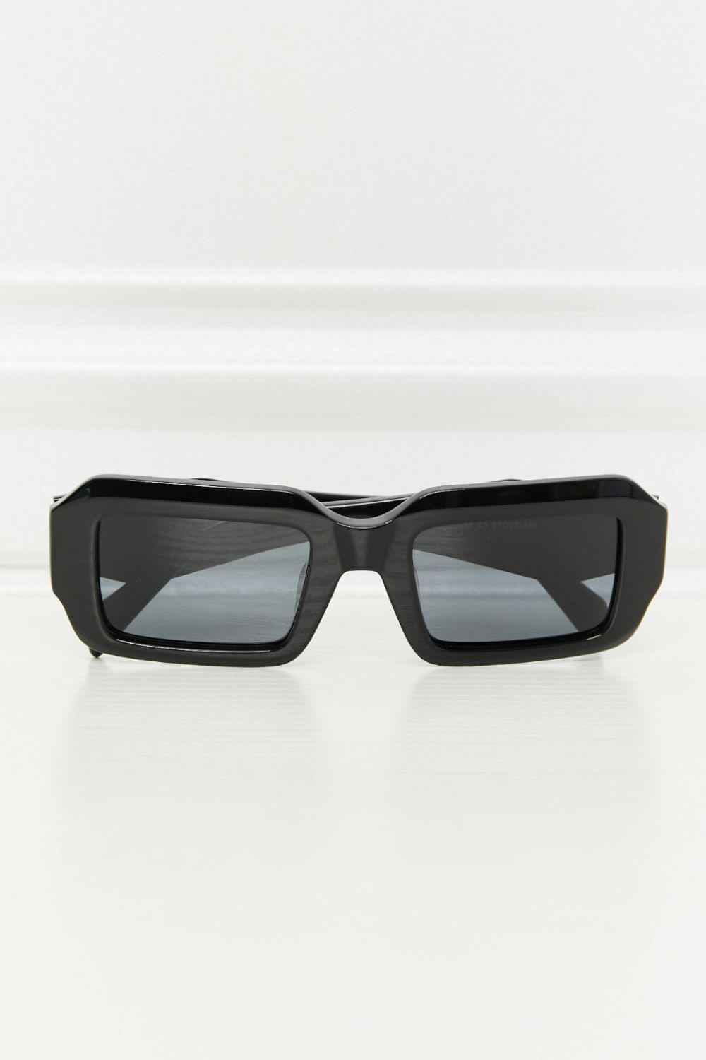 Rectangle TAC Polarization Lens Full Rim Sunglasses - adritiX