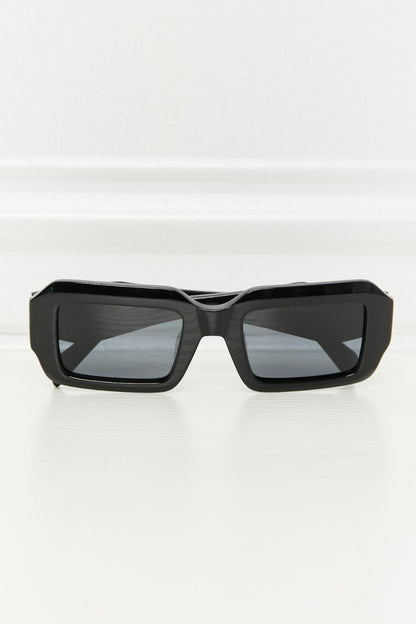 Rectangle TAC Polarization Lens Full Rim Sunglasses - adritiX