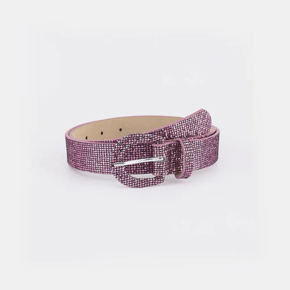 Sequin PU Leather Belt - adritiX