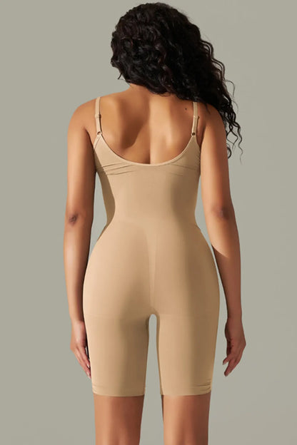 Elegant Spaghetti Strap Active Romper - adritiX