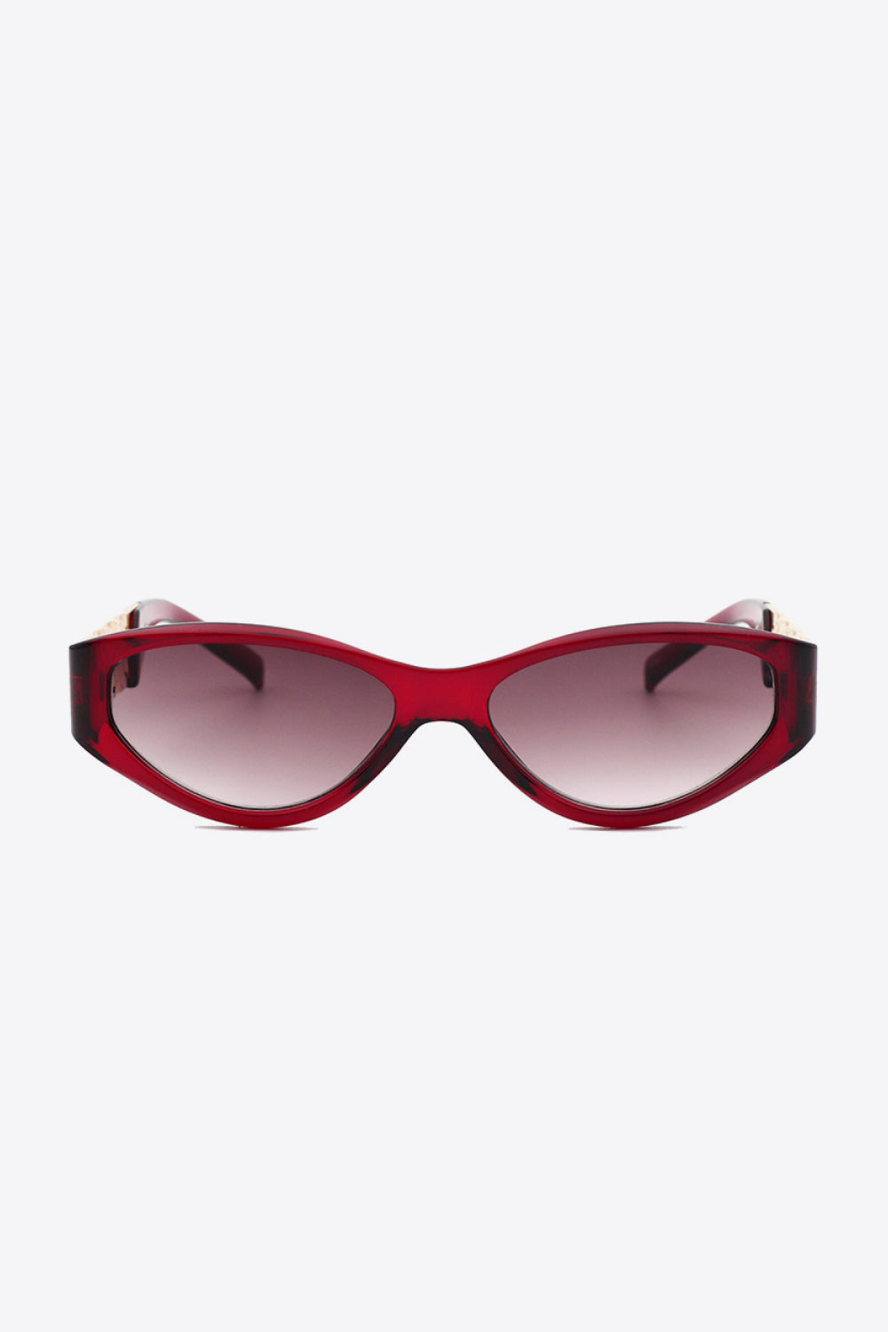Chain Detail Temple Cat Eye Sunglasses - adritiX
