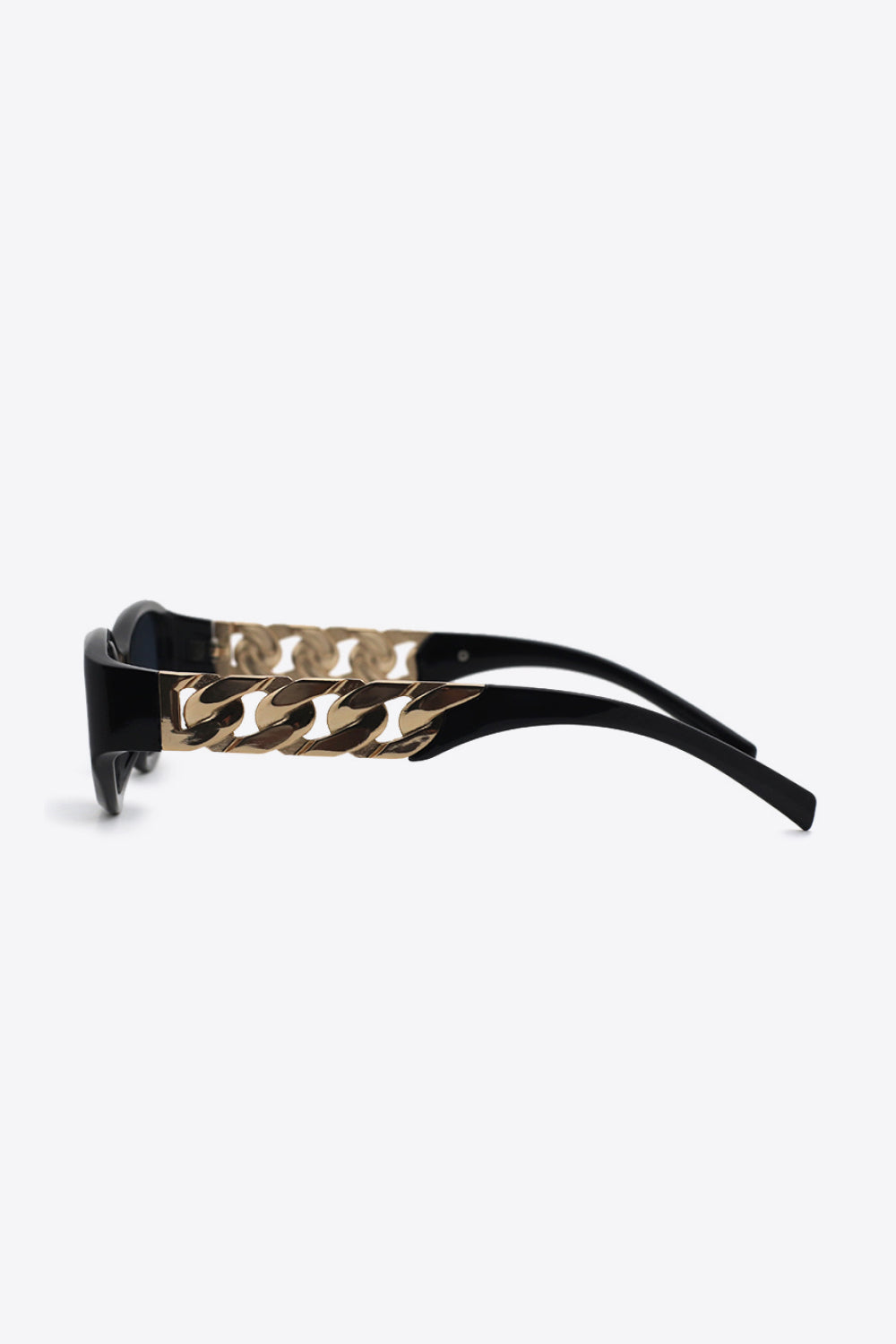 Chain Detail Temple Cat Eye Sunglasses - adritiX
