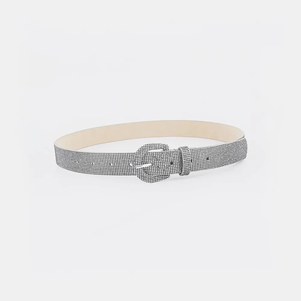 Sequin PU Leather Belt - adritiX