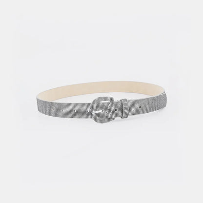 Sequin PU Leather Belt - adritiX