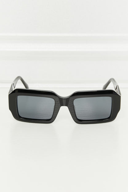 Rectangle TAC Polarization Lens Full Rim Sunglasses - adritiX