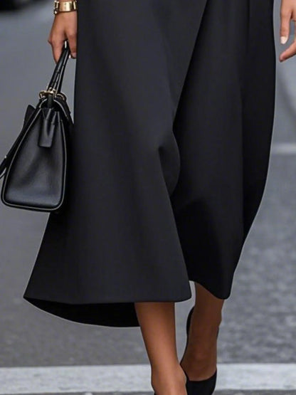 Round Neck Sleeveless Midi Sheath Dress - adritiX