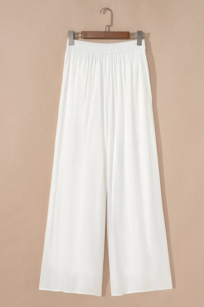 Effortless Elegance Wide Leg Pants - Adjustable Drawstring for Ultimate Comfort - adritiX
