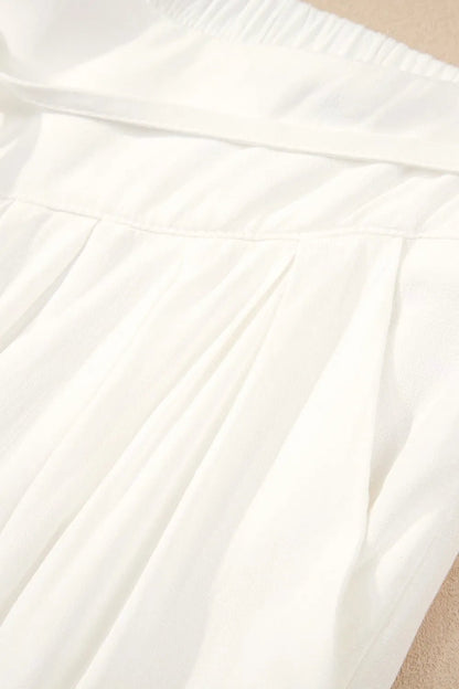 Effortless Elegance Wide Leg Pants - Adjustable Drawstring for Ultimate Comfort - adritiX