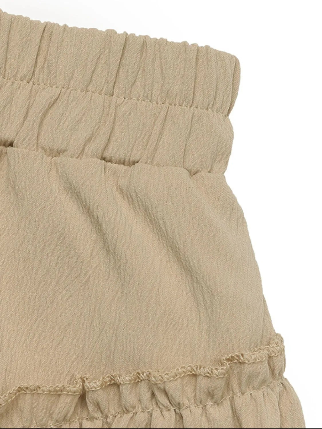 Elastic Waist Layered Skirt - adritiX