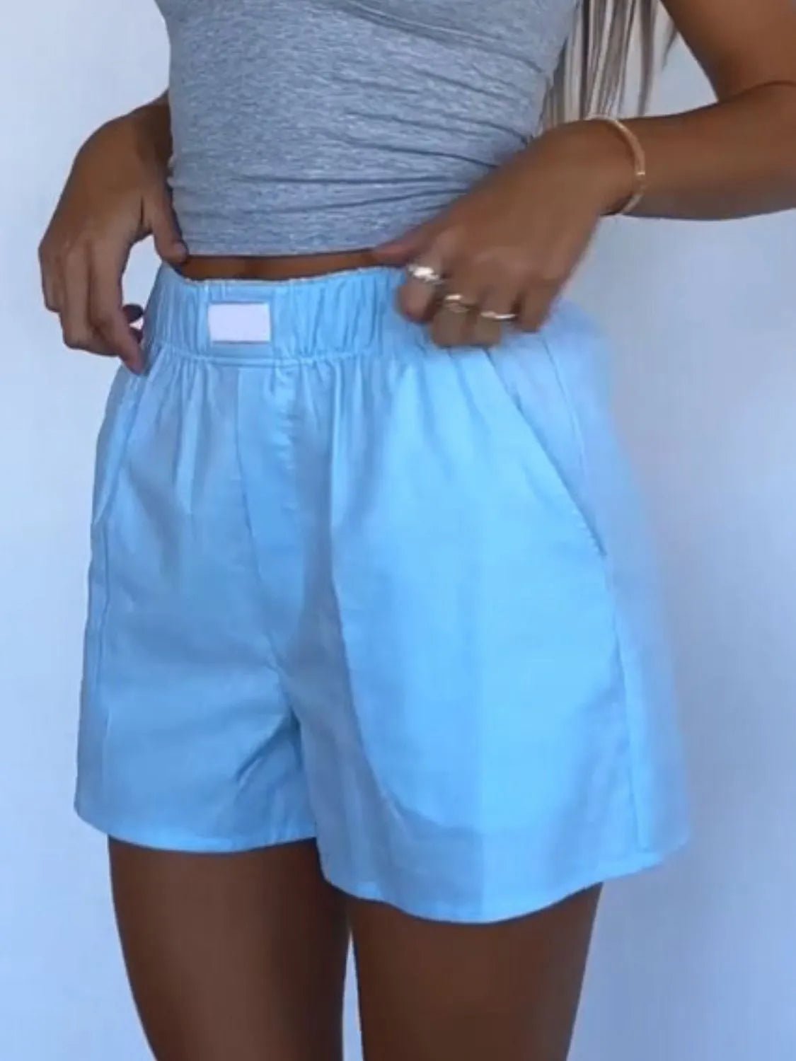 Elastic Waist Shorts - adritiX