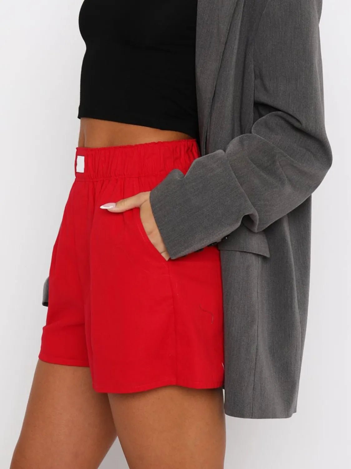 Elastic Waist Shorts - adritiX