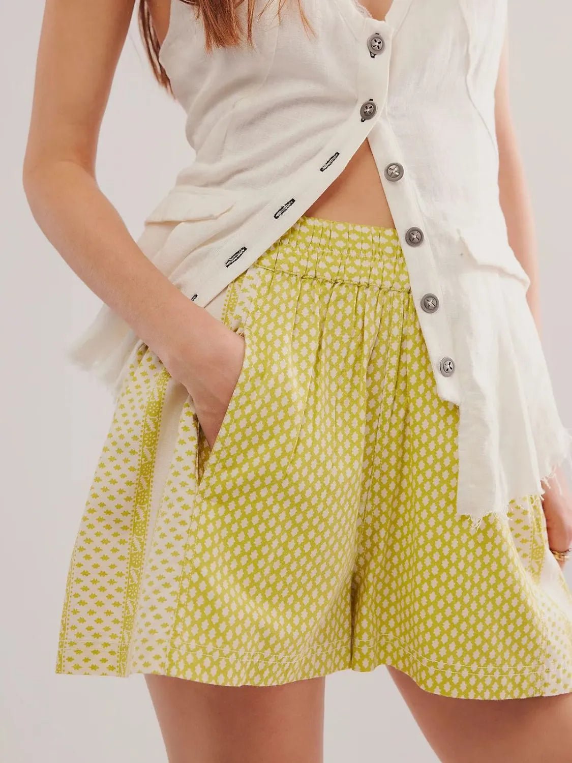 Elastic Waist Shorts - adritiX