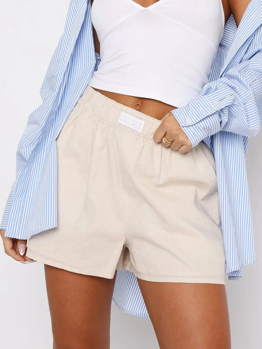 Elastic Waist Shorts - adritiX