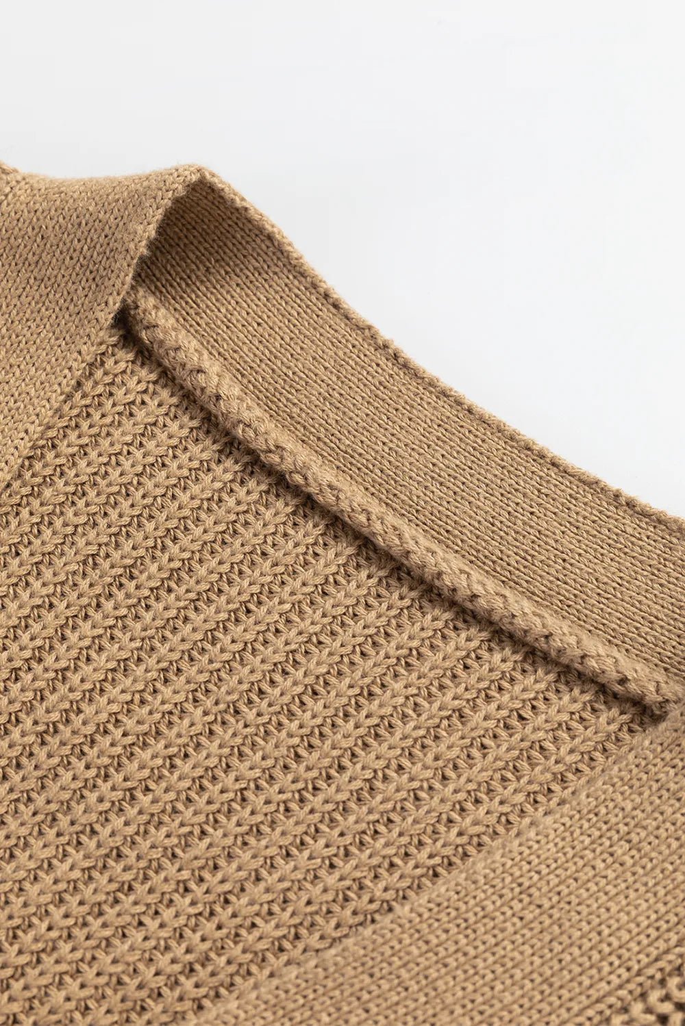 Elegant Button Up V - Neck Sweater Vest - adritiX
