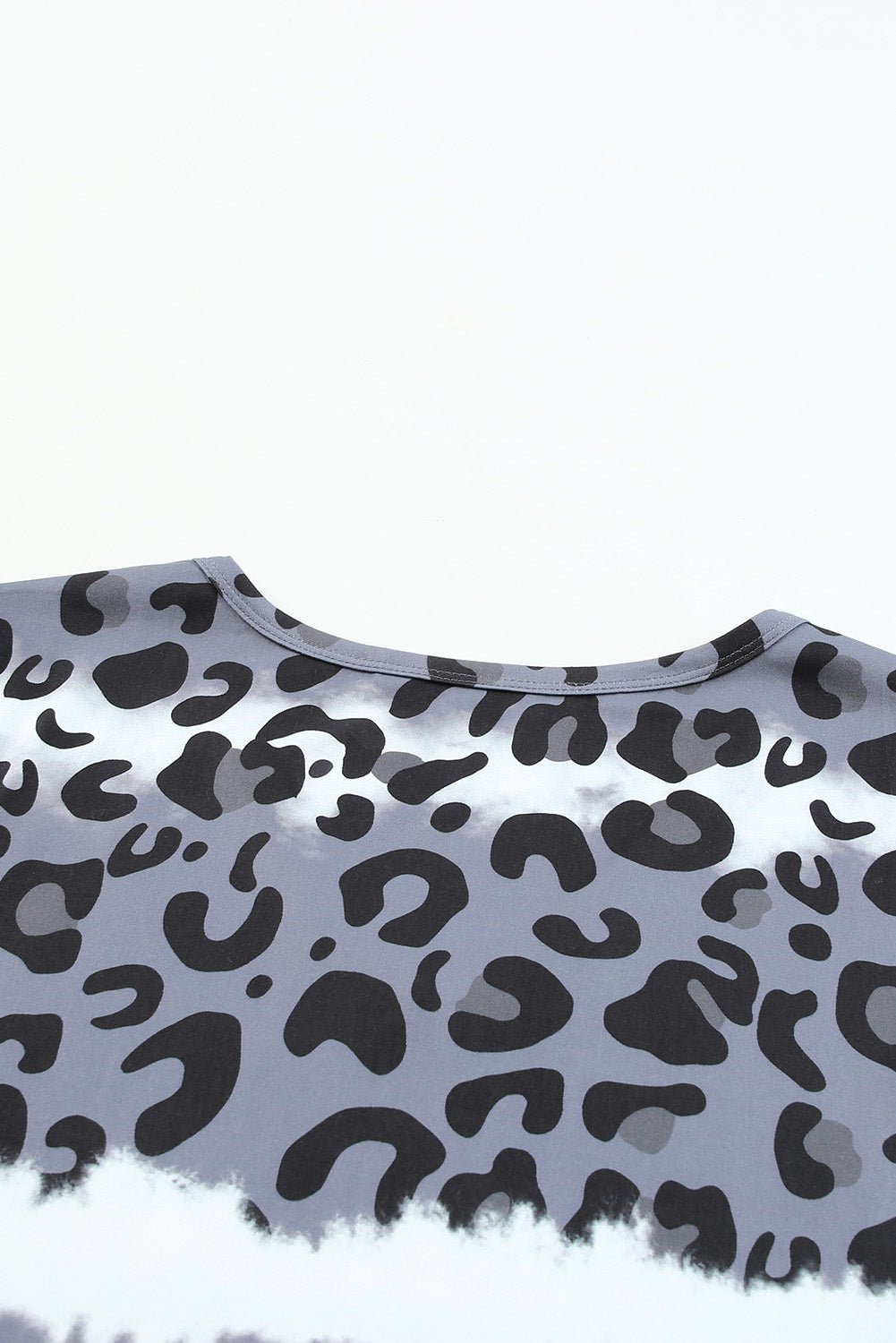 Elegant Leopard V - Neck Tee Shirt - adritiX