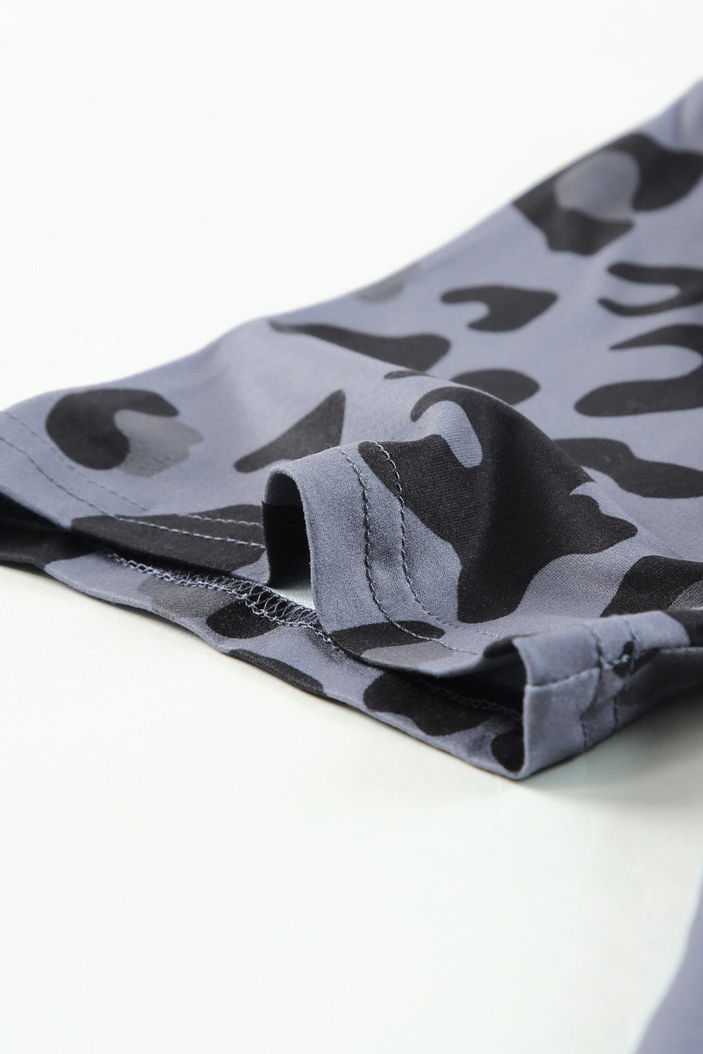 Elegant Leopard V - Neck Tee Shirt - adritiX
