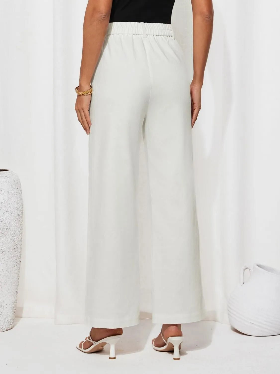 Elevate Your Style High Waist Wide Leg Pants for Effortless Elegance - adritiX