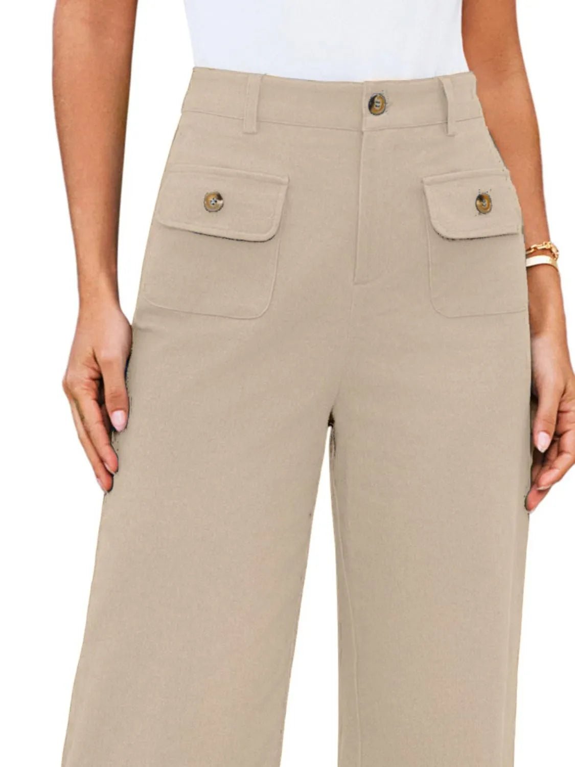 Elevate Your Style High Waist Wide Leg Pants for Effortless Elegance - adritiX