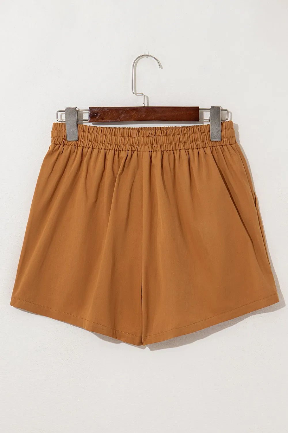 Embroidered Boho Tasseled Drawstring Elastic Waist Casual Shorts - adritiX