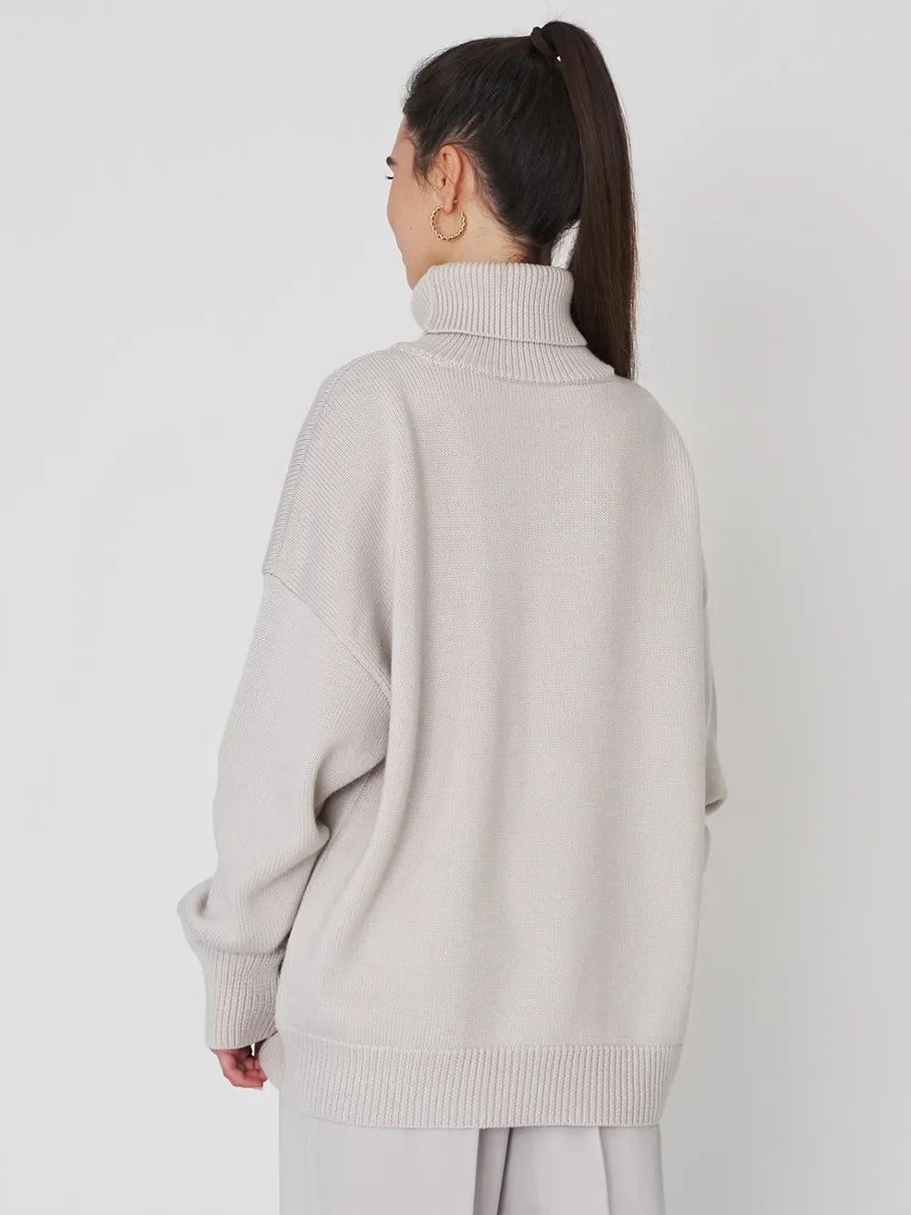 Turtleneck Long Sleeve Sweater - adritiX