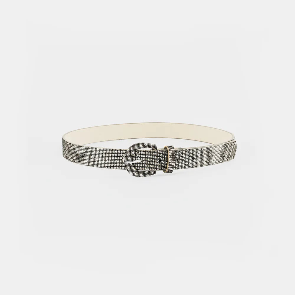 Sequin PU Leather Belt - adritiX