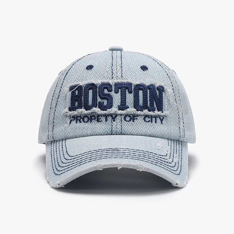 Letter Adjustable Cotton Baseball Cap - adritiX