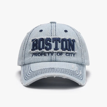 Letter Adjustable Cotton Baseball Cap - adritiX