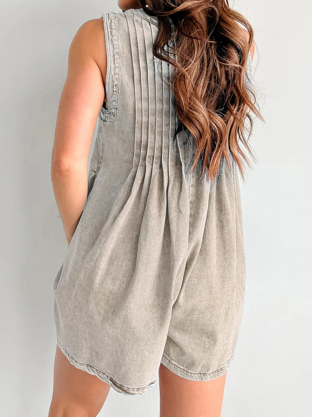 Elegant Tied Romper with Pockets - adritiX