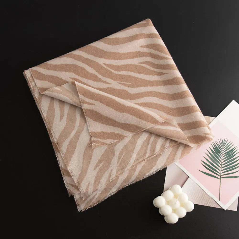 Animal Print Polyester Scarf - adritiX