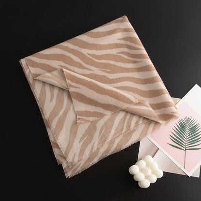 Animal Print Polyester Scarf - adritiX