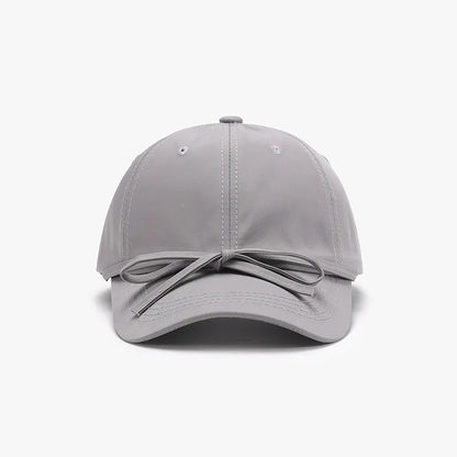 Tied Bow Cotton Baseball Cap - adritiX