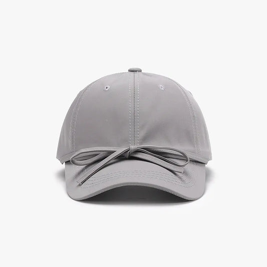 Tied Bow Cotton Baseball Cap - adritiX