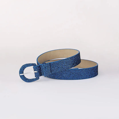 Sequin PU Leather Belt - adritiX