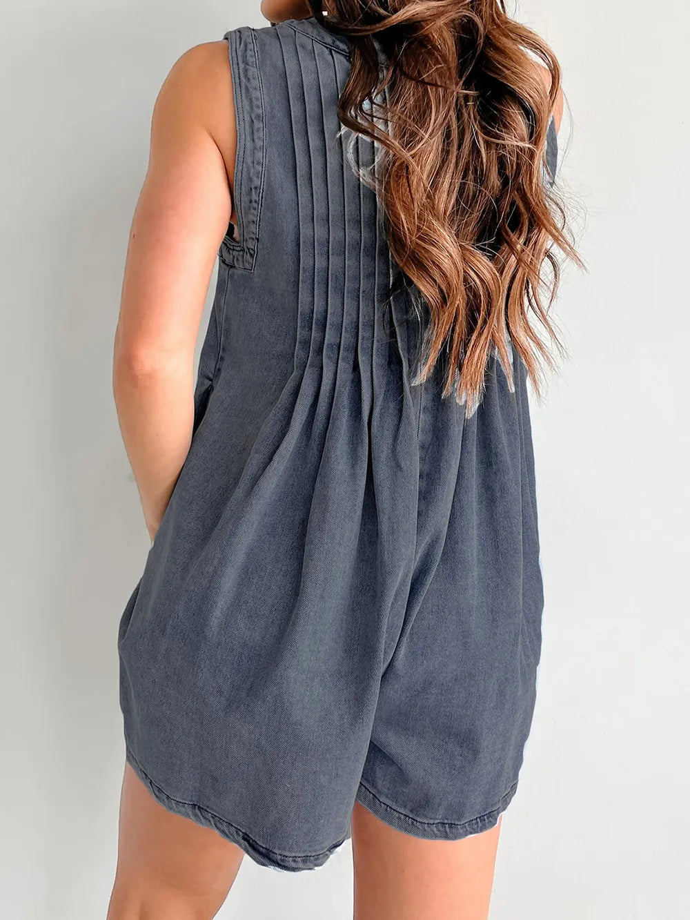 Elegant Tied Romper with Pockets - adritiX