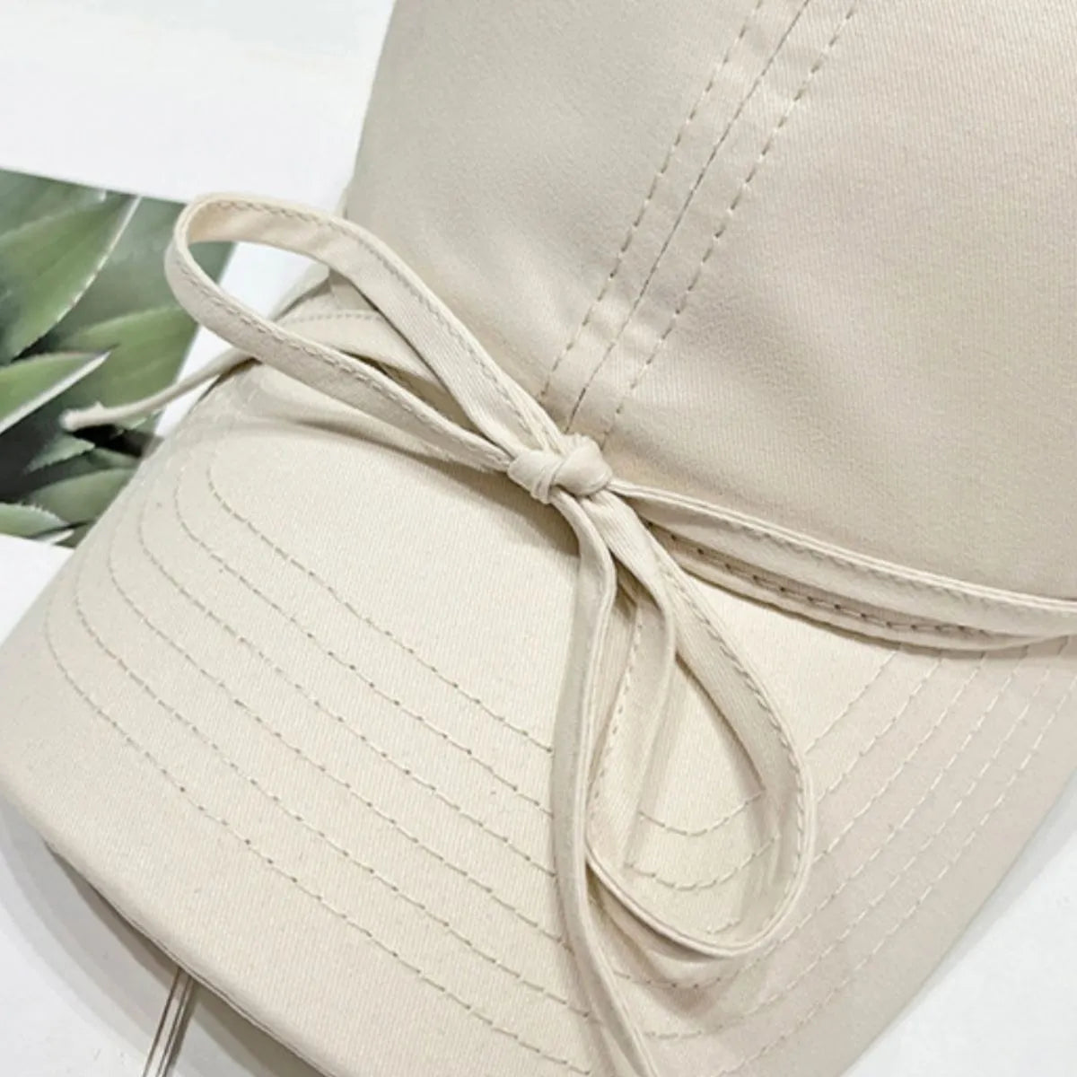 Bow Solid Color Baseball Cap - adritiX
