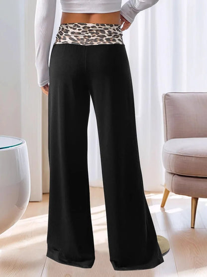 Fierce & Free High Waist Leopard Pants - Bold Animal Print for Confident Style - adritiX