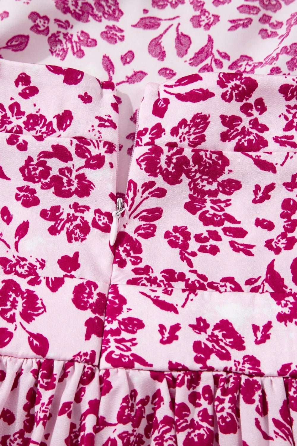 Floral Cutout Back Square Neck Maxi Dress - adritiX