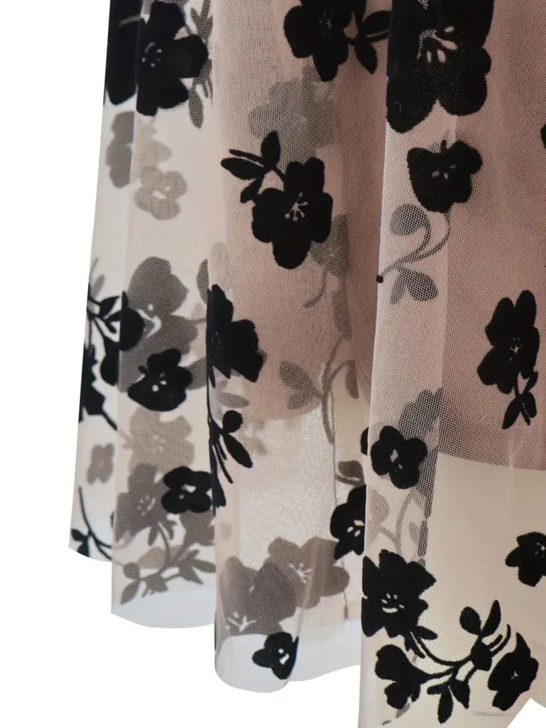 Floral Print High Waist Mini Skirt - adritiX